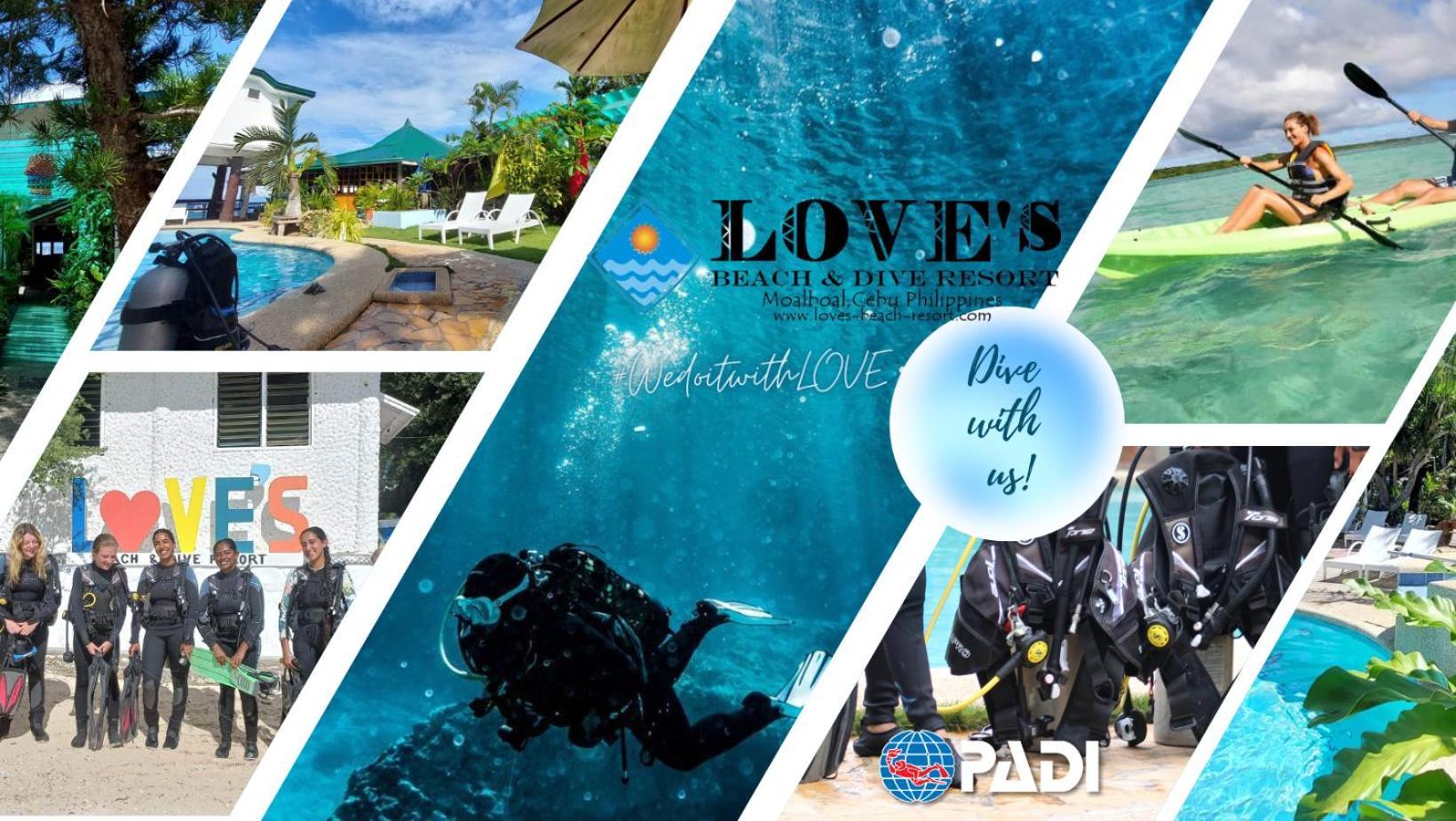 Love'S Beach & Dive Resort Moalboal Dış mekan fotoğraf